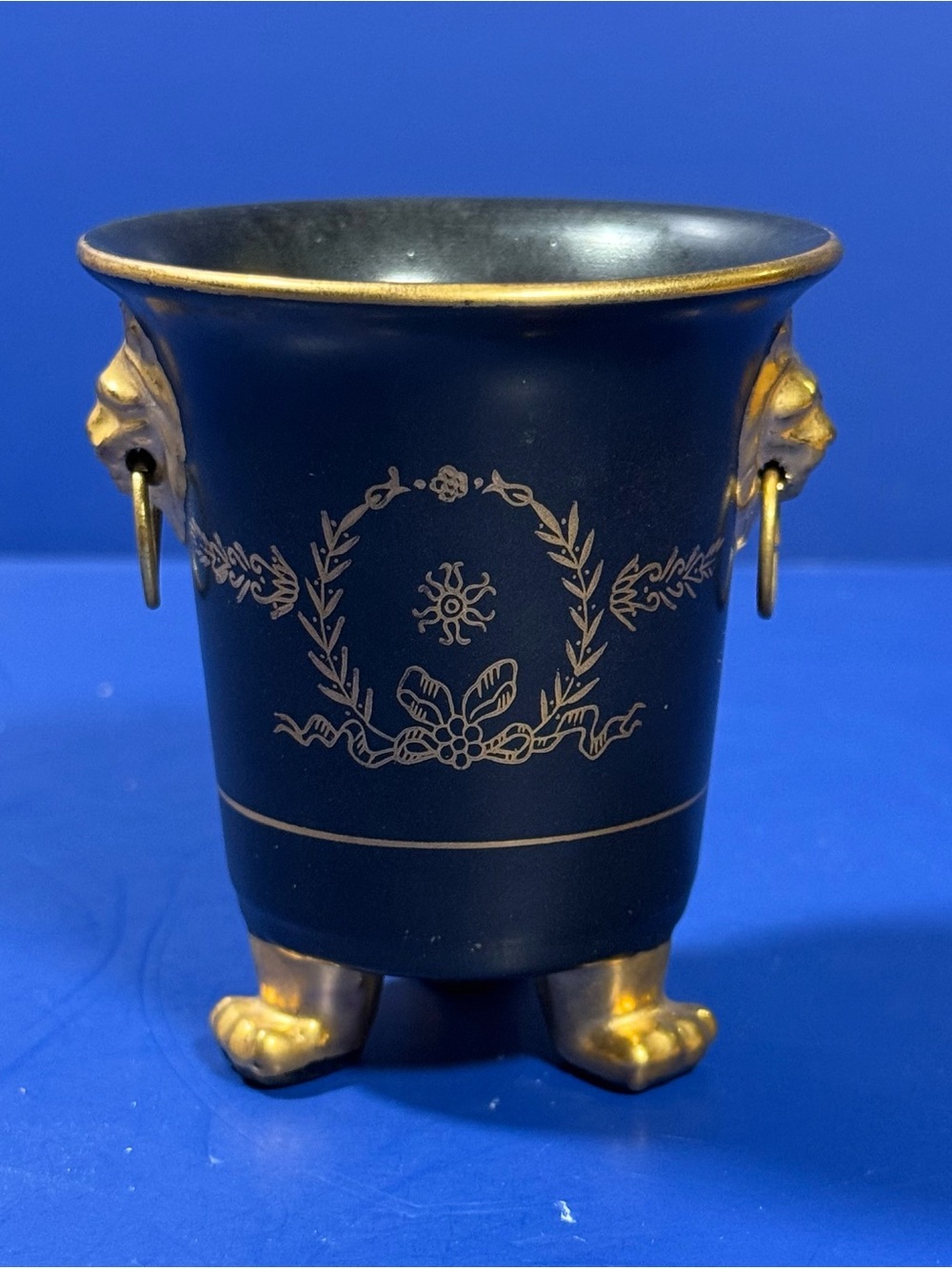 Early Mid-Century Vintage Lenwile Ardalt Cachepot 3 3/8” Tall – Original Sticker